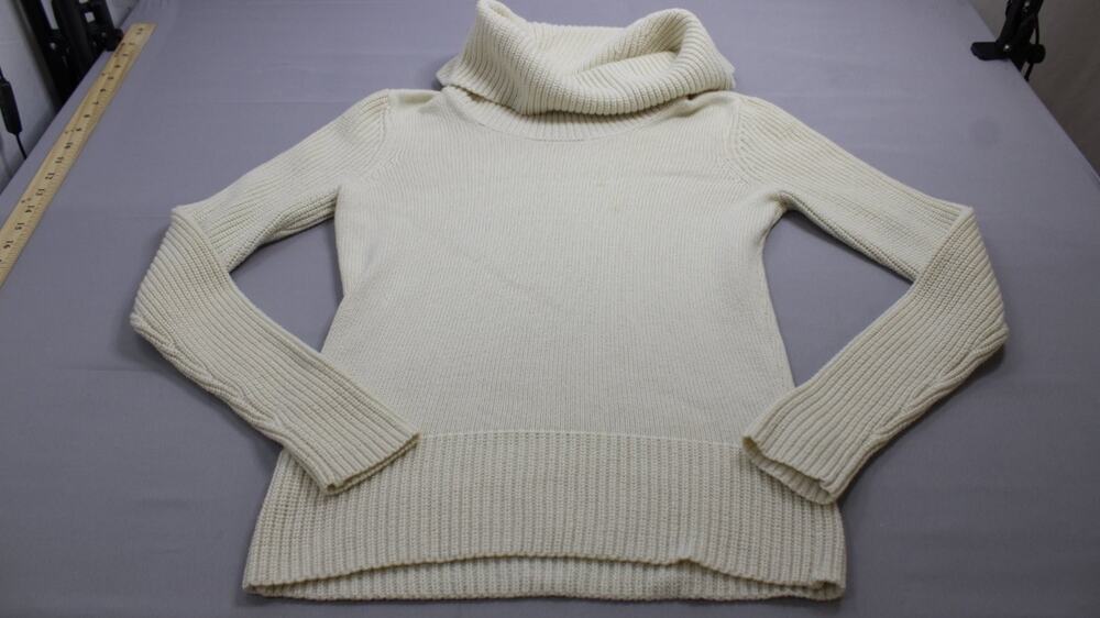 Lauren Ralph Cowl Neck Sweater Womens PS Ribbed Knit